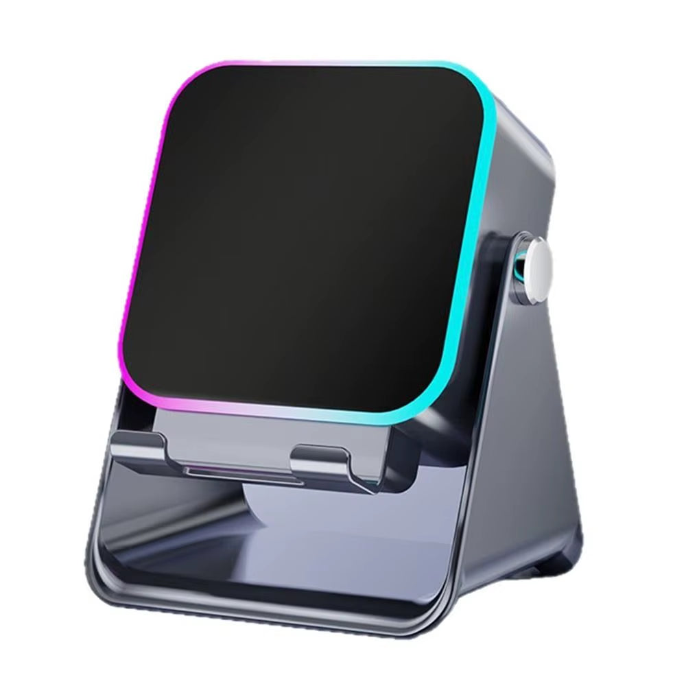 Auto-Induction Wireless Induction Speaker Dual Mode Enhance Sound Quality Bluetooth Speaker RGB Ambient Light Portable