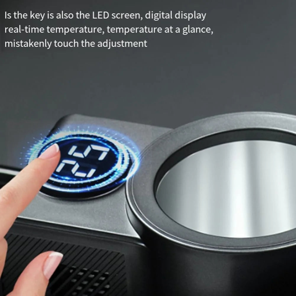 Summer Sale Heating Cup 2-In-1 Electric Cooling Milk Drinks Beverage Coffee Mug Warmer Cooler Car Refrigerator for Thermos Cup