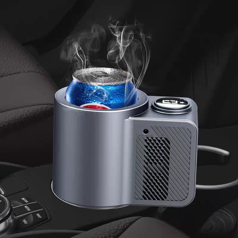 Summer Sale Heating Cup 2-In-1 Electric Cooling Milk Drinks Beverage Coffee Mug Warmer Cooler Car Refrigerator for Thermos Cup