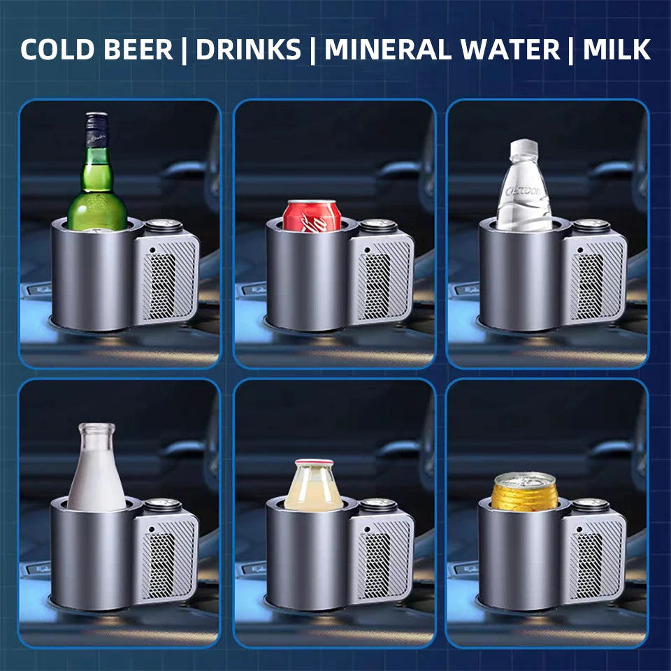 Summer Sale Heating Cup 2-In-1 Electric Cooling Milk Drinks Beverage Coffee Mug Warmer Cooler Car Refrigerator for Thermos Cup