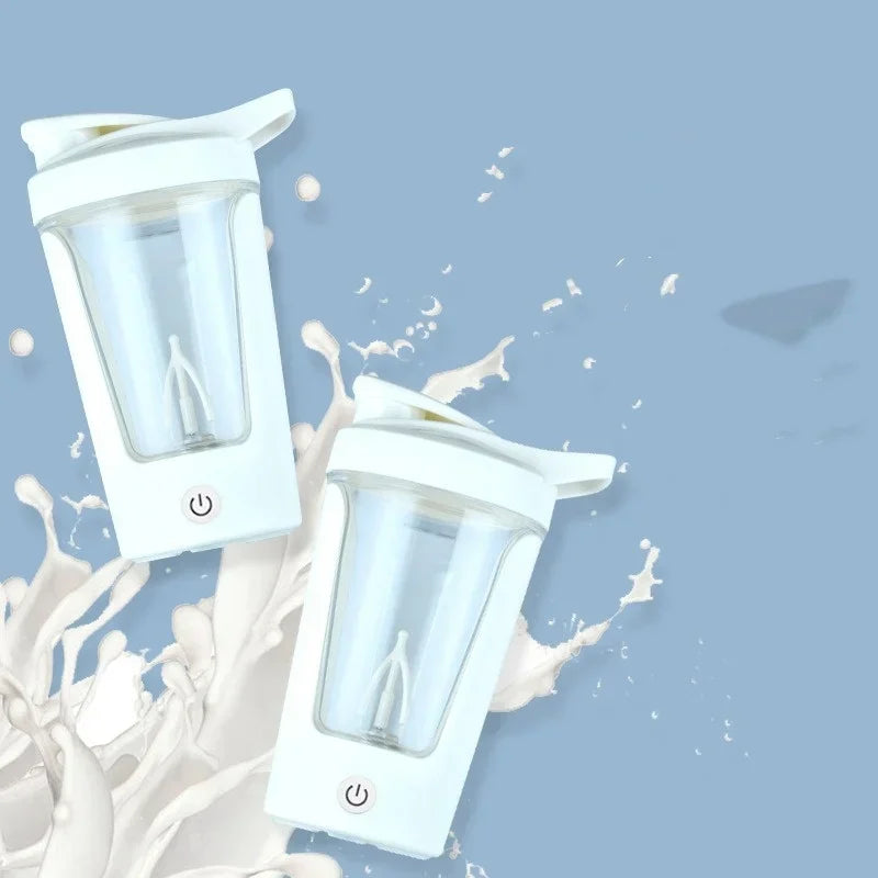 450Mlelectric Blenders Cup Portable Protein Powder Shaker Bottle Mixing Cup Rechargeable Coffee Milk Cup Sports Fitness Kettle