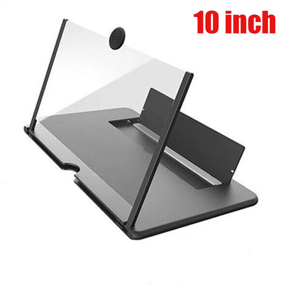 12 Inch Phone Large Screen Amplifier 3D Magnifying Glass Holder HD Portable Mobile Phone Screen Video Magnifier Screen Bracket
