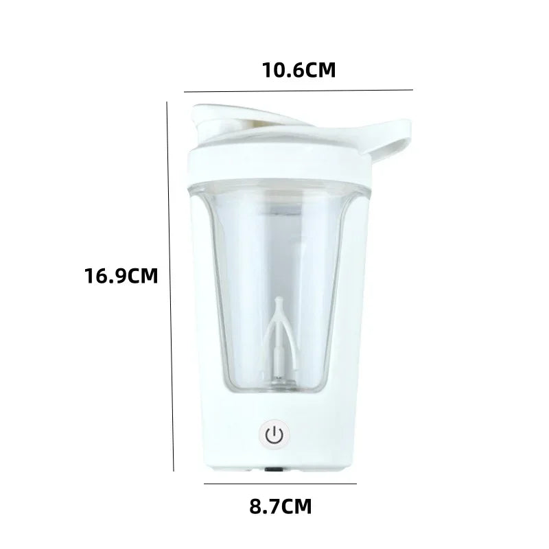 450Mlelectric Blenders Cup Portable Protein Powder Shaker Bottle Mixing Cup Rechargeable Coffee Milk Cup Sports Fitness Kettle